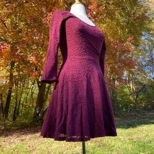 A&F Crimson Skater Dress